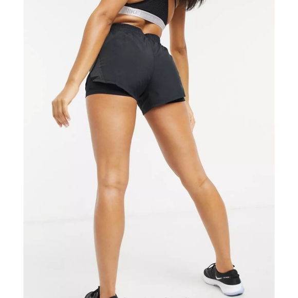 Nike Women's Running Shorts 2 in 1 size Small - Picture 3 of 14